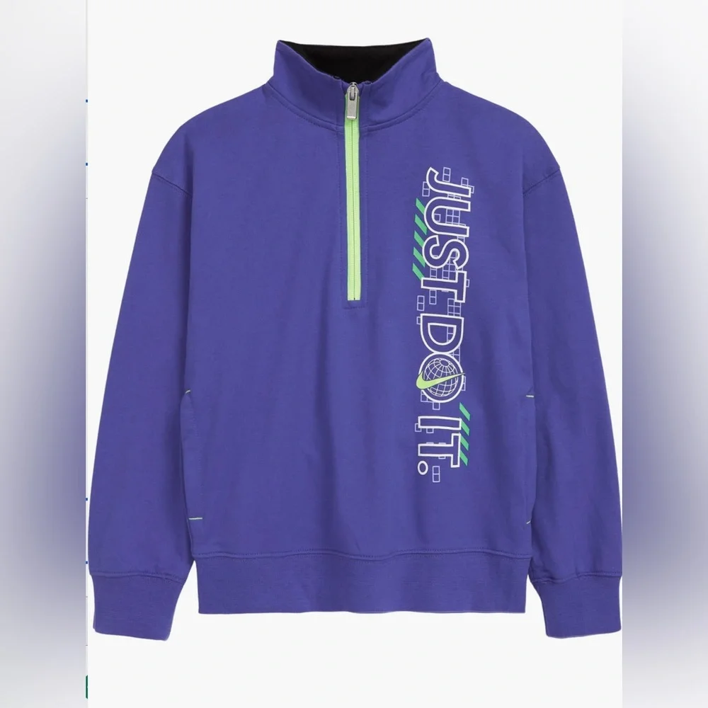 NIKE kids half zip pullover